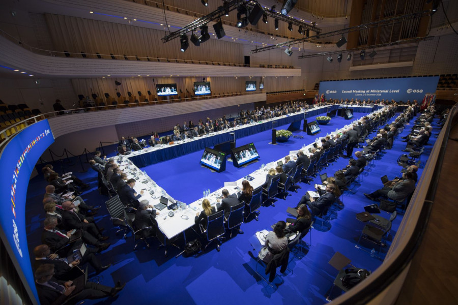 Consejo ministerial. Foto ESA