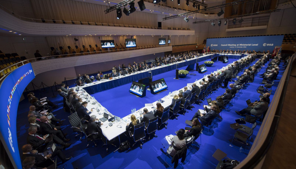 Consejo ministerial. Foto ESA