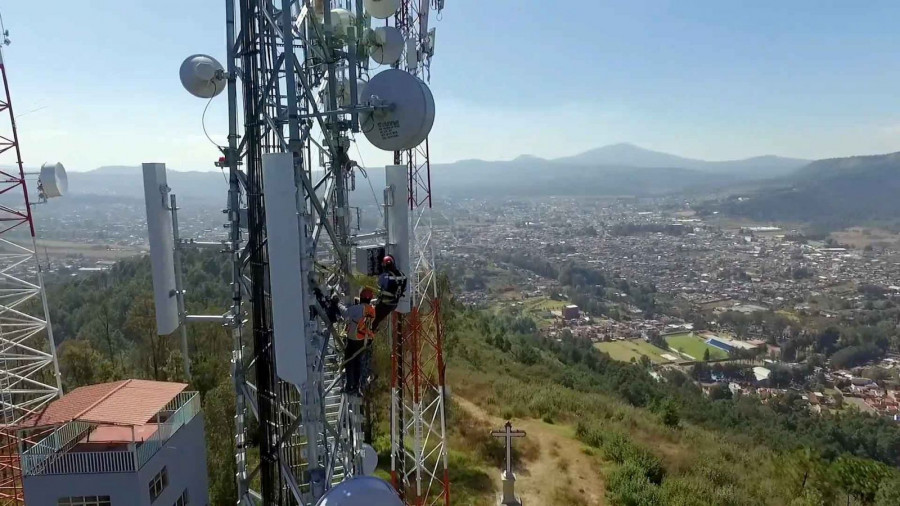 Torre terrestre de Altán. Foto Hispasat