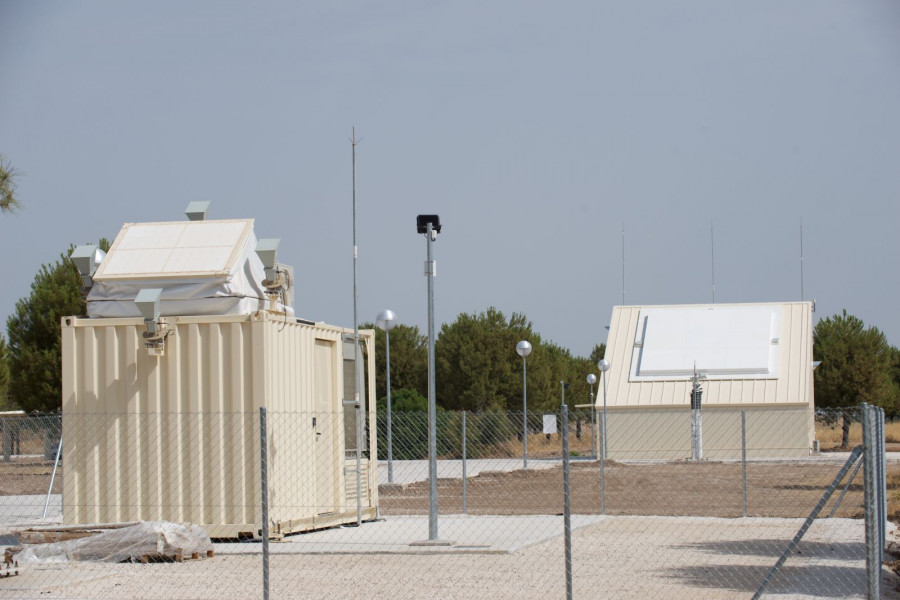 Radar S3T en la base aérea de Morón. Foto Indra