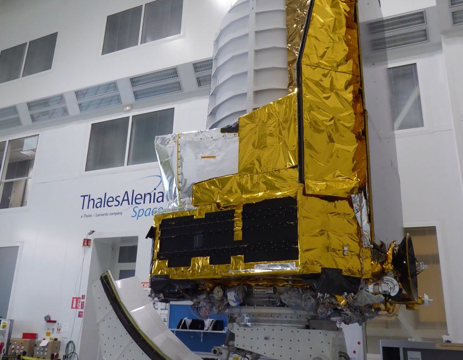 Euclid en las instalaciones de Thales. Foto TAS.