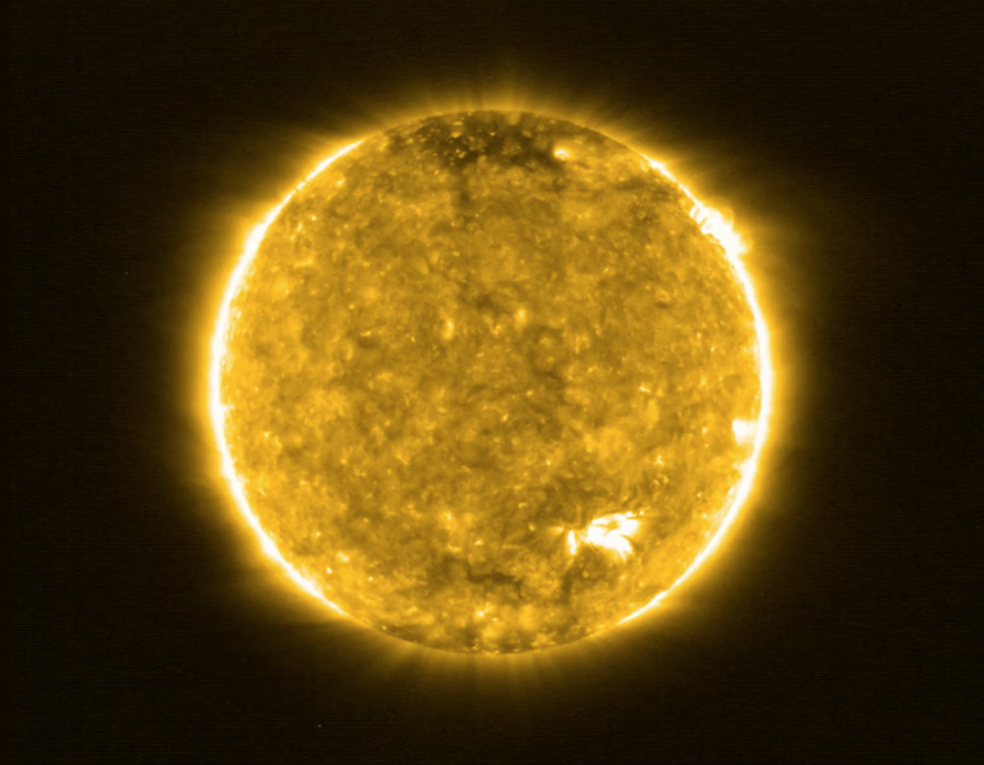 Primeras imágenes del Sol captadas por el Solar Orbiter. Foto ESA