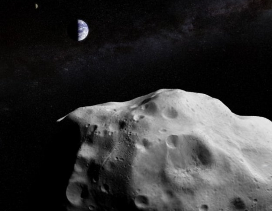 Asteroide. Foto ESA.
