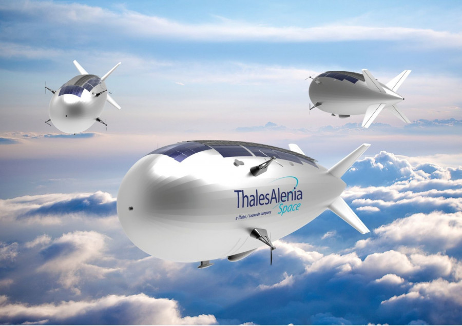 Stratobus. Foto Thales Alenia Space.