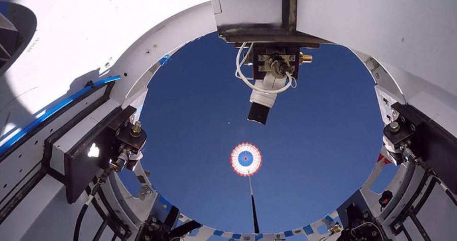 Pruebas a los paracaídas de Starliner. Foto NASA