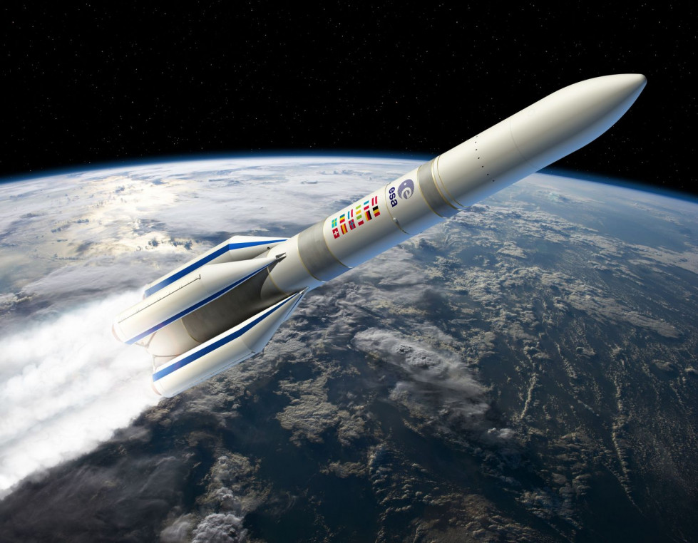 Cohete Ariane 6. Foto ESA.