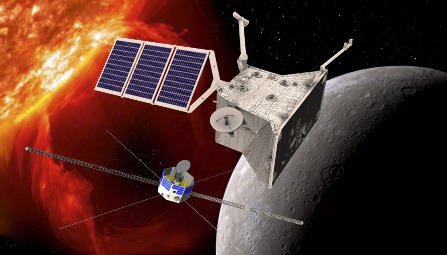 Ilustración de la sonda BepiColombo. Foto ESA