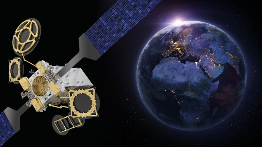 Eutelsat 10B. Foto Thales Alenia Space.