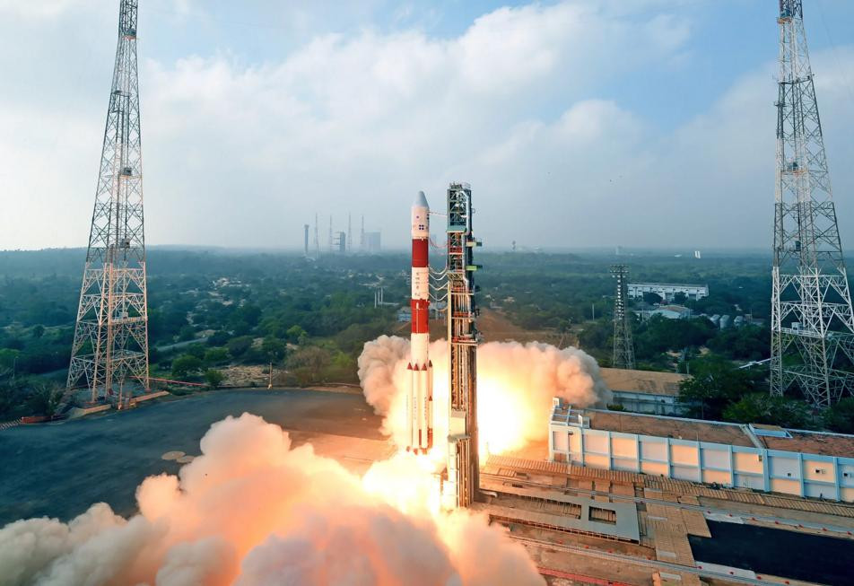 Lanzamiento de ISRO. Foto ISRO.