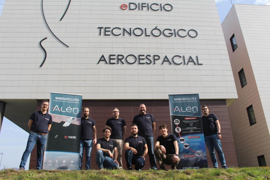 Equipo de Alén Space. Foto Alén Space.