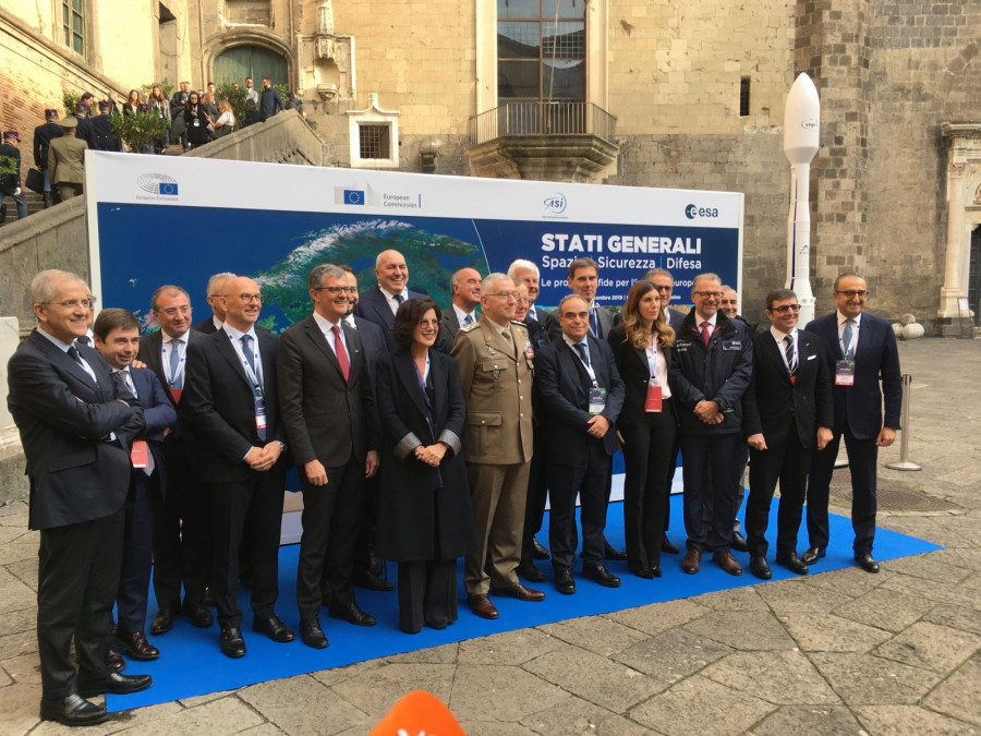 Evento seguridad, defensa y espacio. Foto ESA.