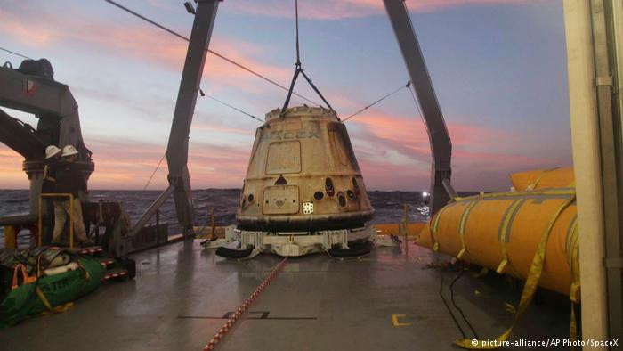 Cápsula Crew Dragon. Foto SpaceX.