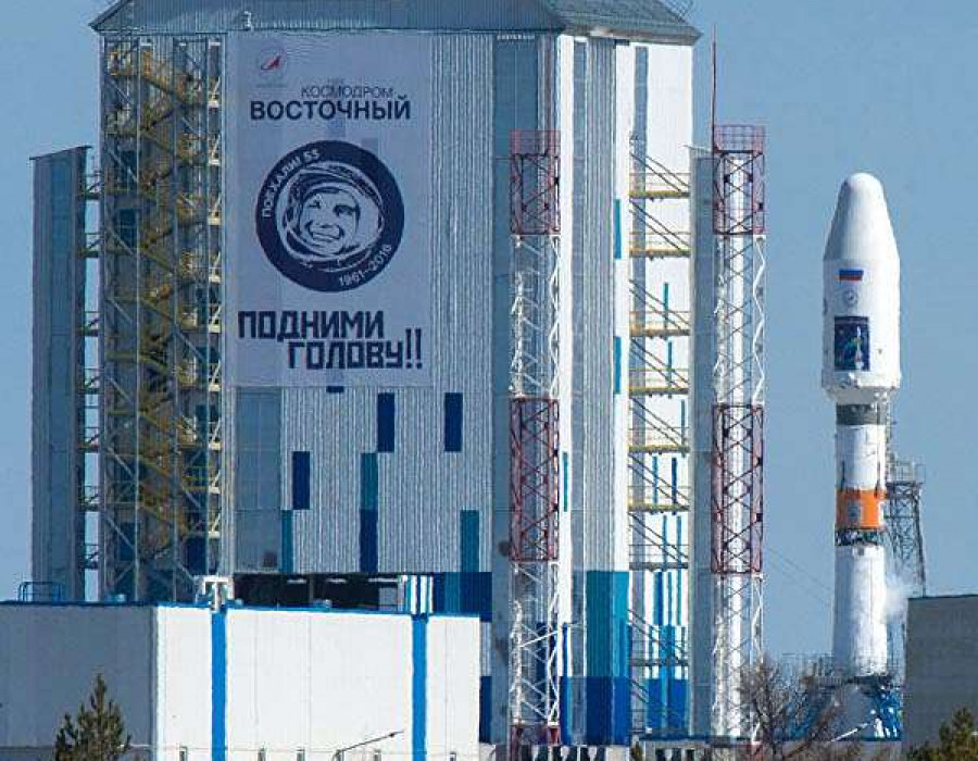 Soyuz integrado. Foto Exolaunch.