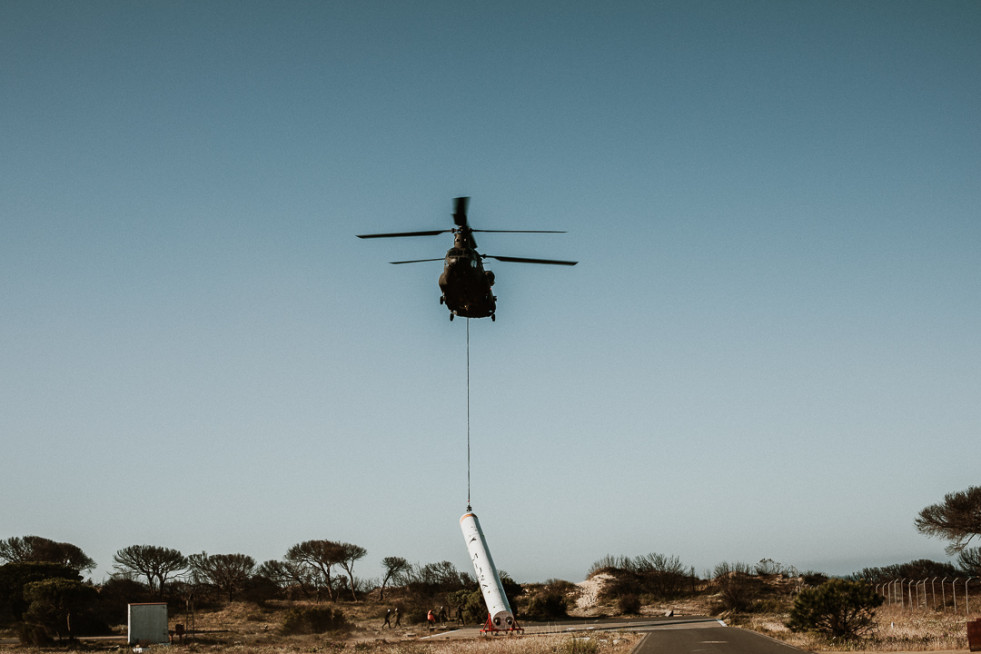 Drop Test de PLD Space. Foto Ejército de Tierra.