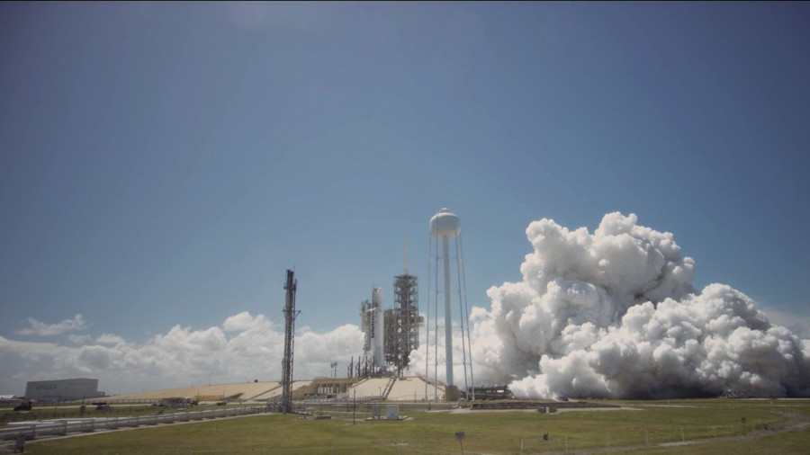 Lanzamiento de satélites. Foto SpaceX.