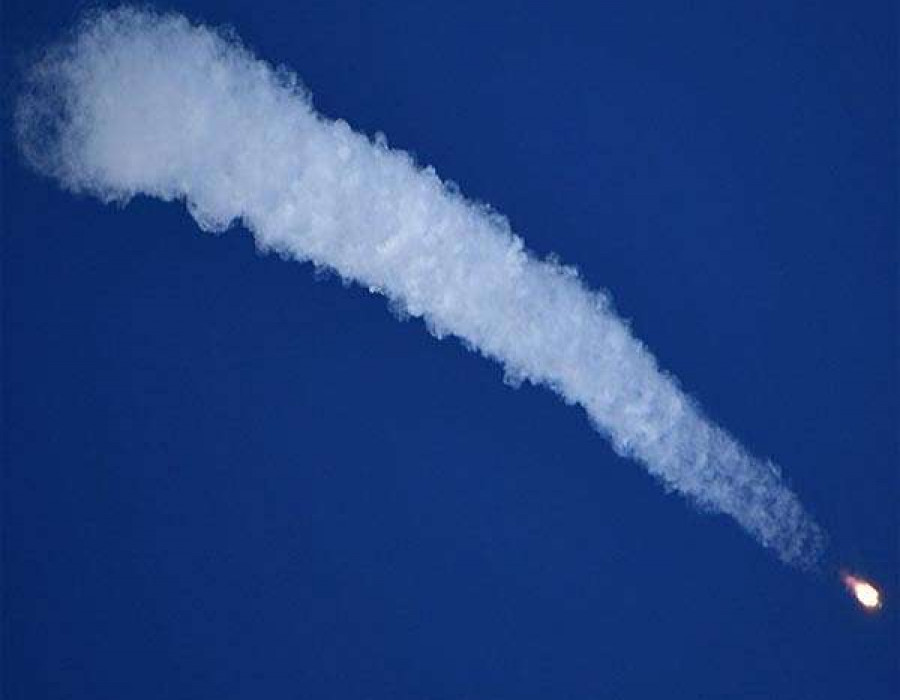 Soyuz ms 10 in flight before failure hg