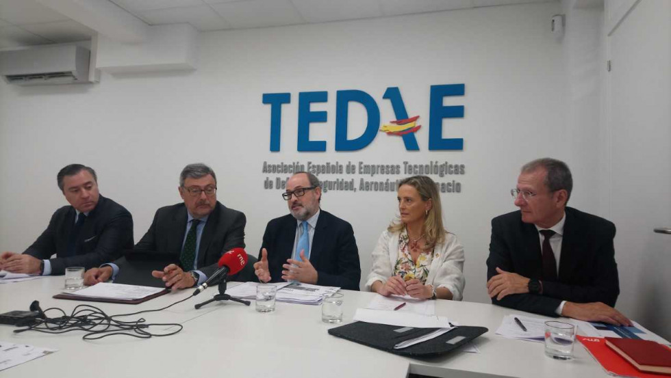 Presentación de las cifras de Tedae en 2018. Foto B. CarrascoInfodefensa.com