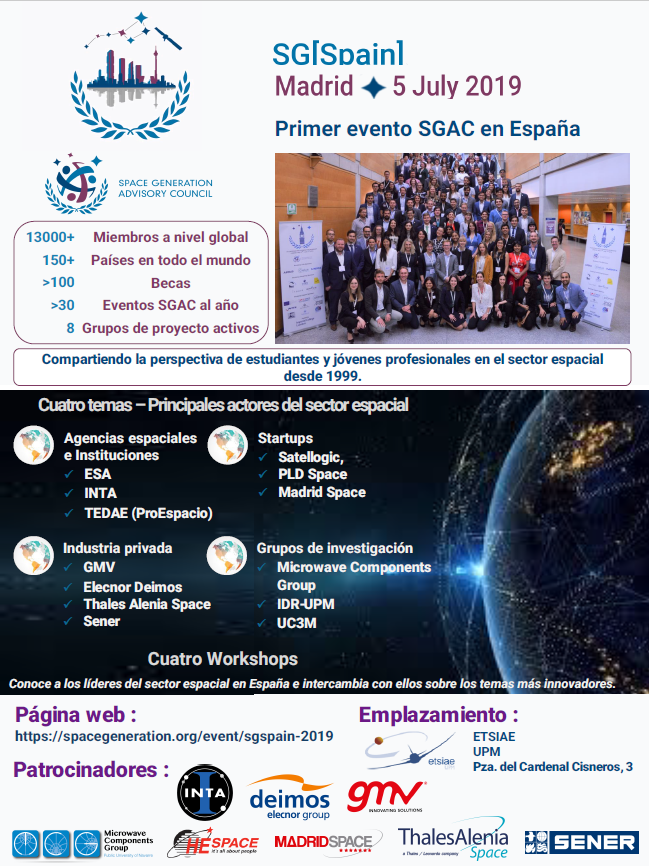 Cartel del evento. Foto SG Spain 2019.