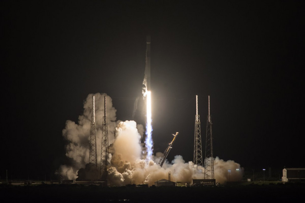 Lanzamiento de satélite. Foto ESA.
