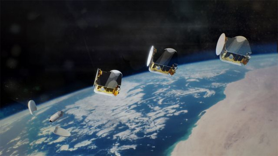 Sistemas GX7, 8 y 9 de Inmarsat. Foto Airbus.