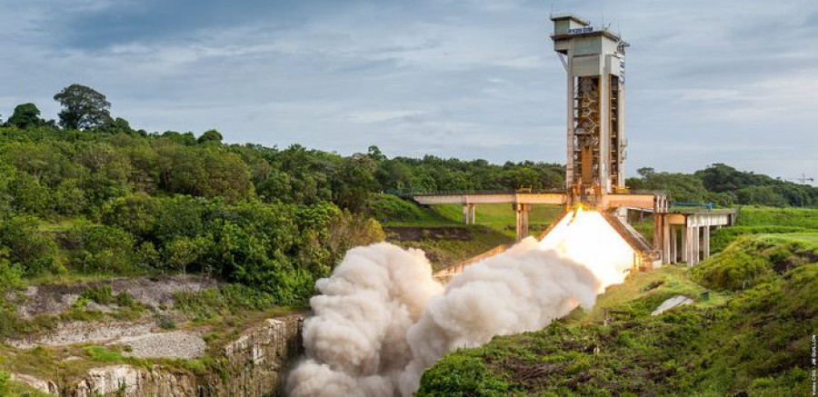 First hot firing of P120C motor for Vega C and Ariane 6 node full image 2 700x340