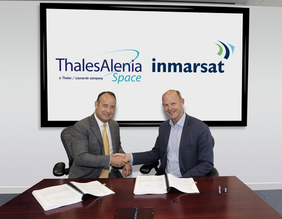 Thales Alenia Space   Inmarsat Firma Contrato