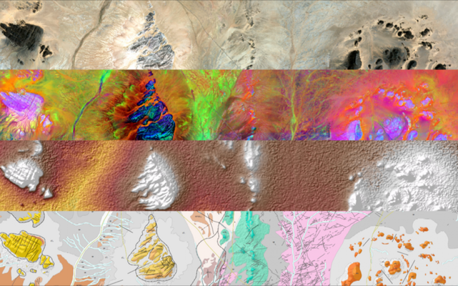 Examples of layers used for mapping large
