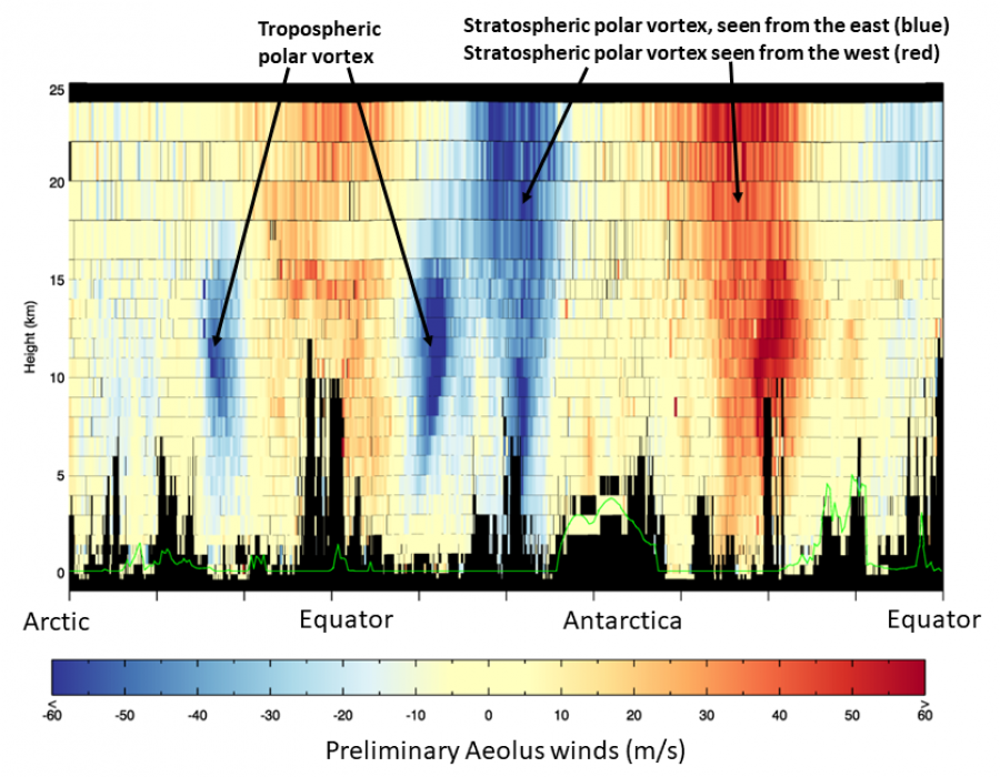 Winds imaged by Aeolus 1