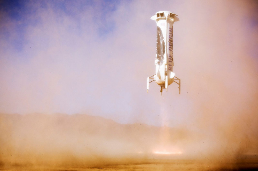 Aterrizaje blue origin