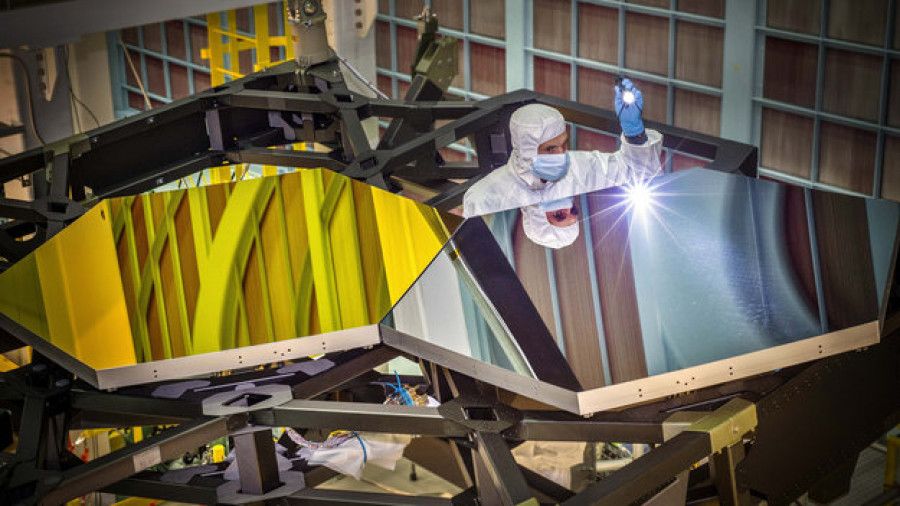 Test mirror segments for the James Webb Space Telescope large 1