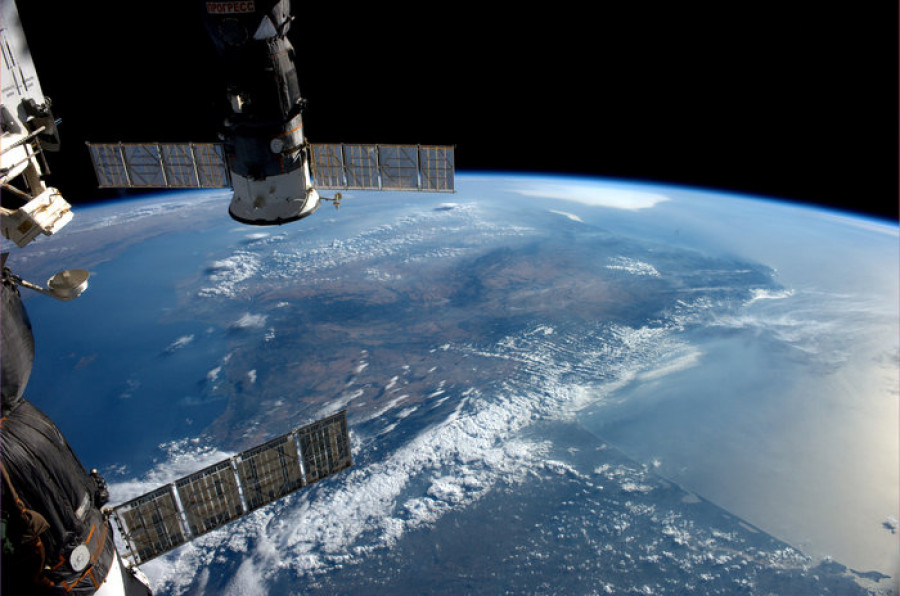 Flying over Earth node full image 2