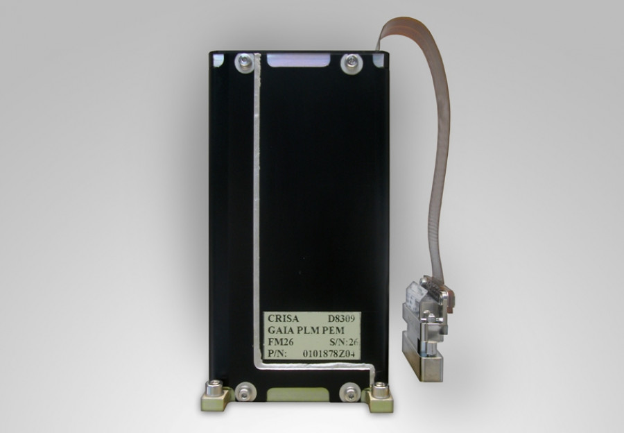 Uno de los 106 modelos de vuelo de electronica de proximidad de Crisa para Gaia