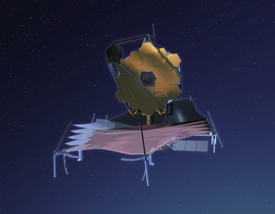 JWST in orbit node full image
