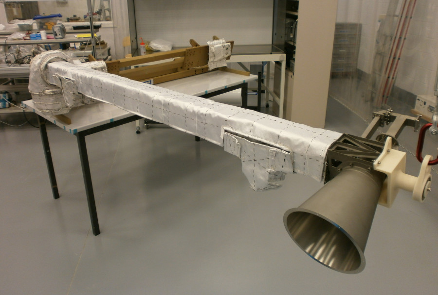 BepiColombo modelo estructural de la antena de media ganancia Copy SENER...