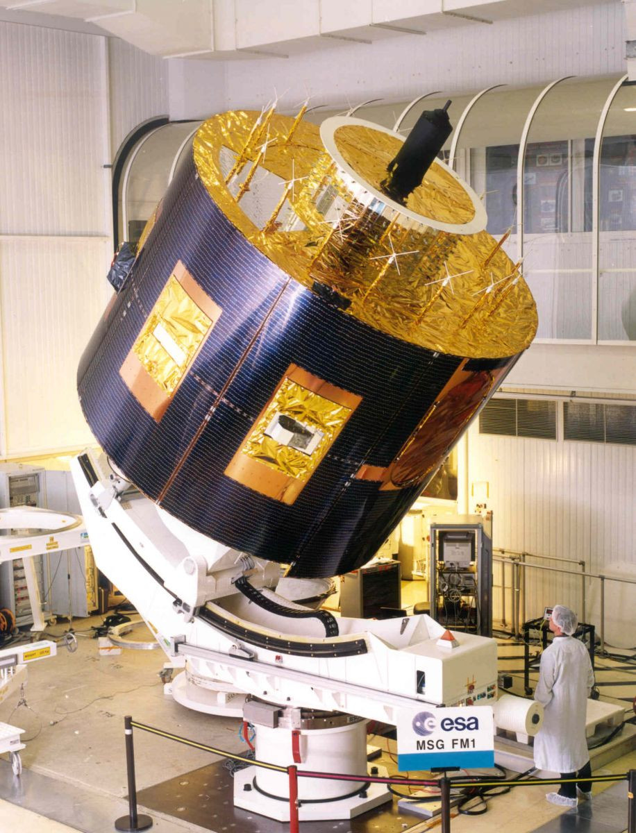 Fotografía del MSG-1. Fuente Thales Alenia Space