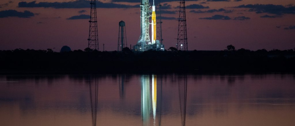 El cohete SLS de la misión Artemis - Fuente NASA