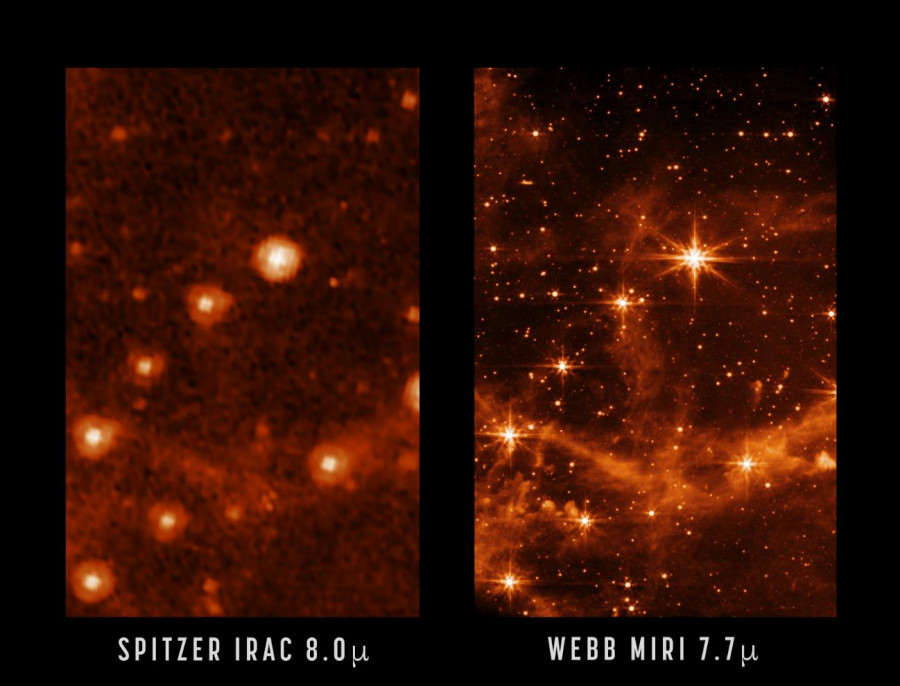 MIRI james Webb Spiritzer