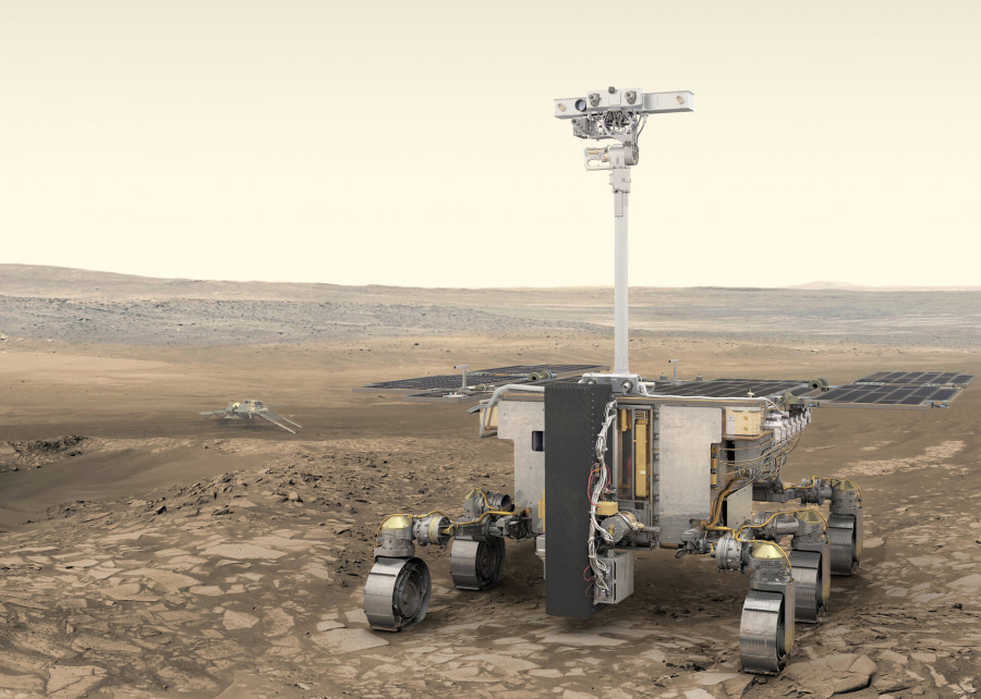 ExoMars rover pillars