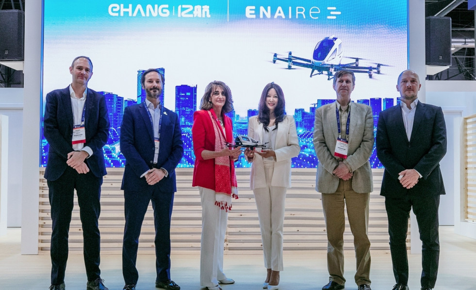 Ehang y Enaire colaboran para desarrollar el futuro U-Space y la UAM