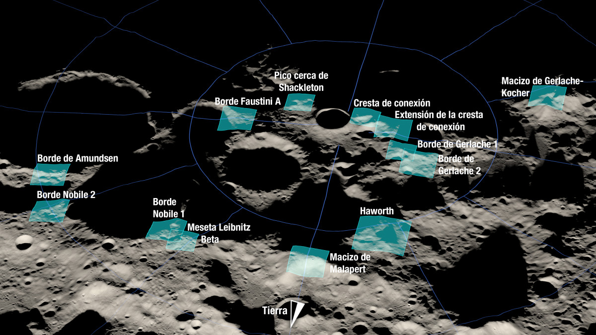 Spanish artemis iii landing regions 0