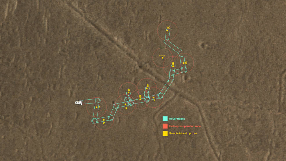 E1 pia25678 a map of perseverances depot samples figure a