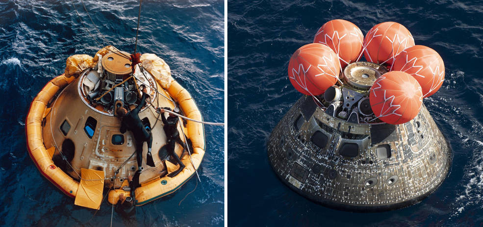 Apollo then and now artemis splashdown copy