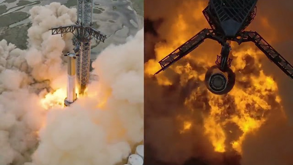 SpaceX hace historia: enciende el cohete más potente con 33 motores