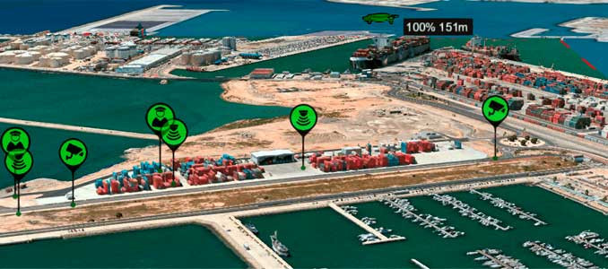 Hoplon, el sistema 360º para localizar UAS que Etra presentará en Dronexpo