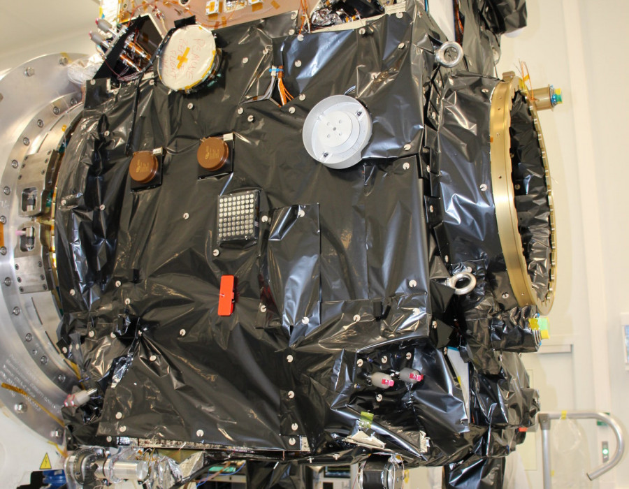 Proba 3 Coronagraph spacecraft pillars