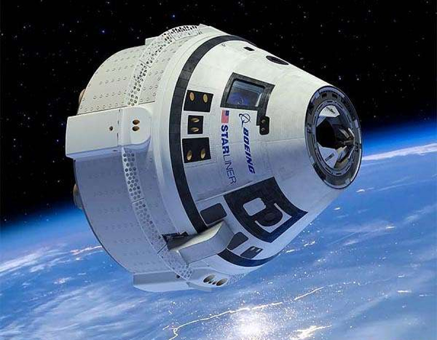 Starliner side view earth orbit marker hg