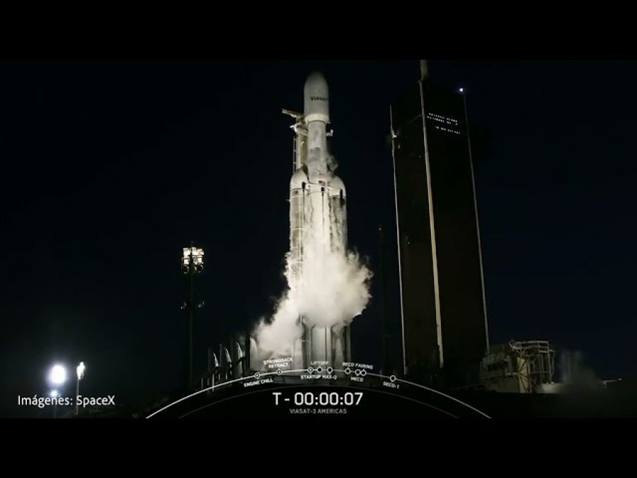 Lanzamiento VIASAT-3 AMERICAS exitoso