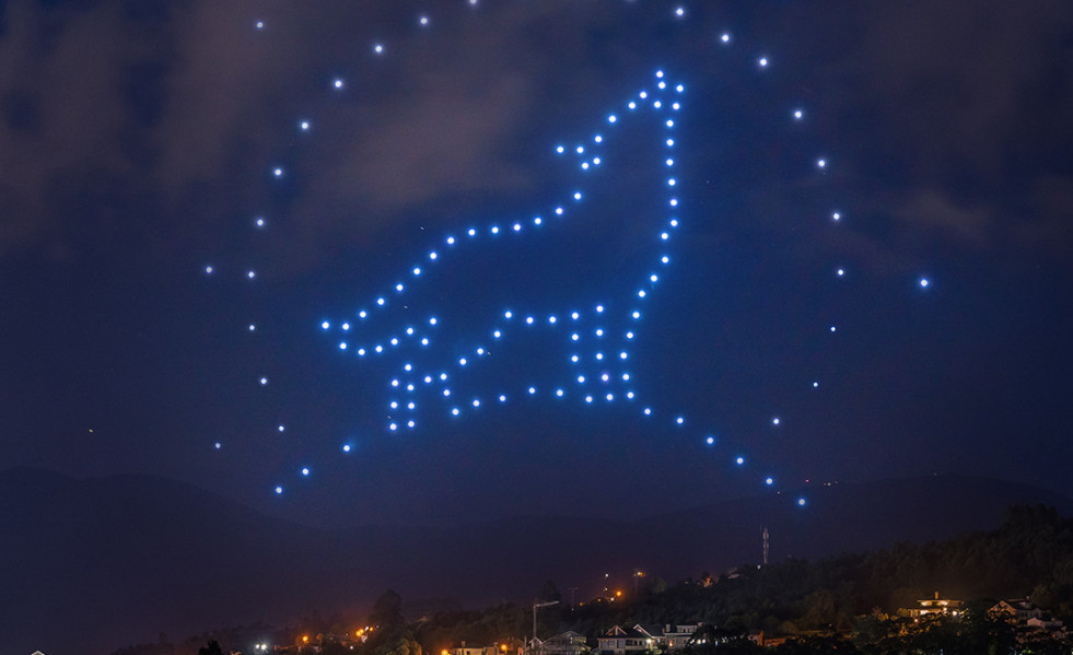 Umiles, a cargo de 200 drones para ofrecer el primer espectáculo de luces en Dinamarca
