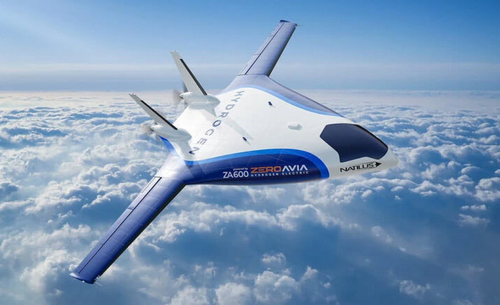 Natilus utilizará motores de hidrógeno ZeroAvia para su dron Kona, con 4,3 toneladas de carga