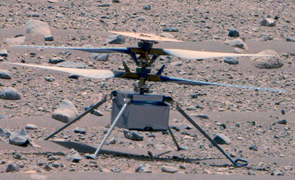 El dron de la NASA Ingenuity 'resucita' en Marte tras seis días sin dar señales